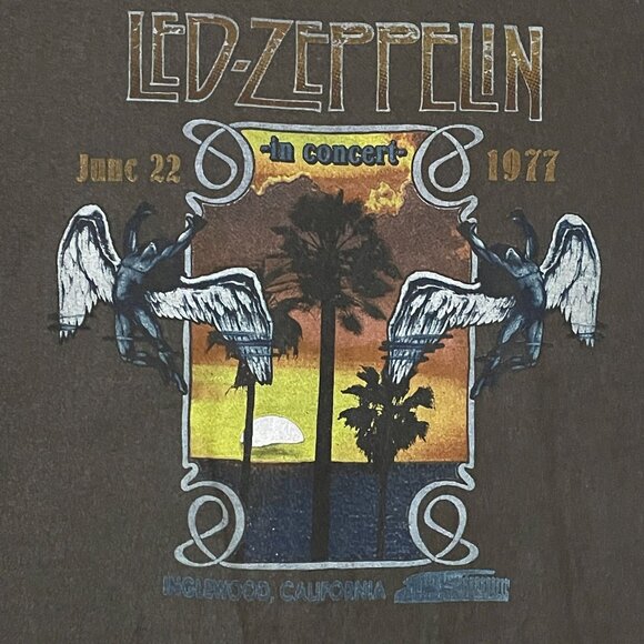 Led Zeppelin in Concert 1977 Rock T-shirt size 3X - Picture 2 of 4